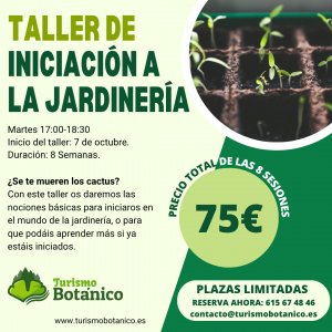 MURCIA: Taller de Iniciación a la Jardinería | Octubre 2025