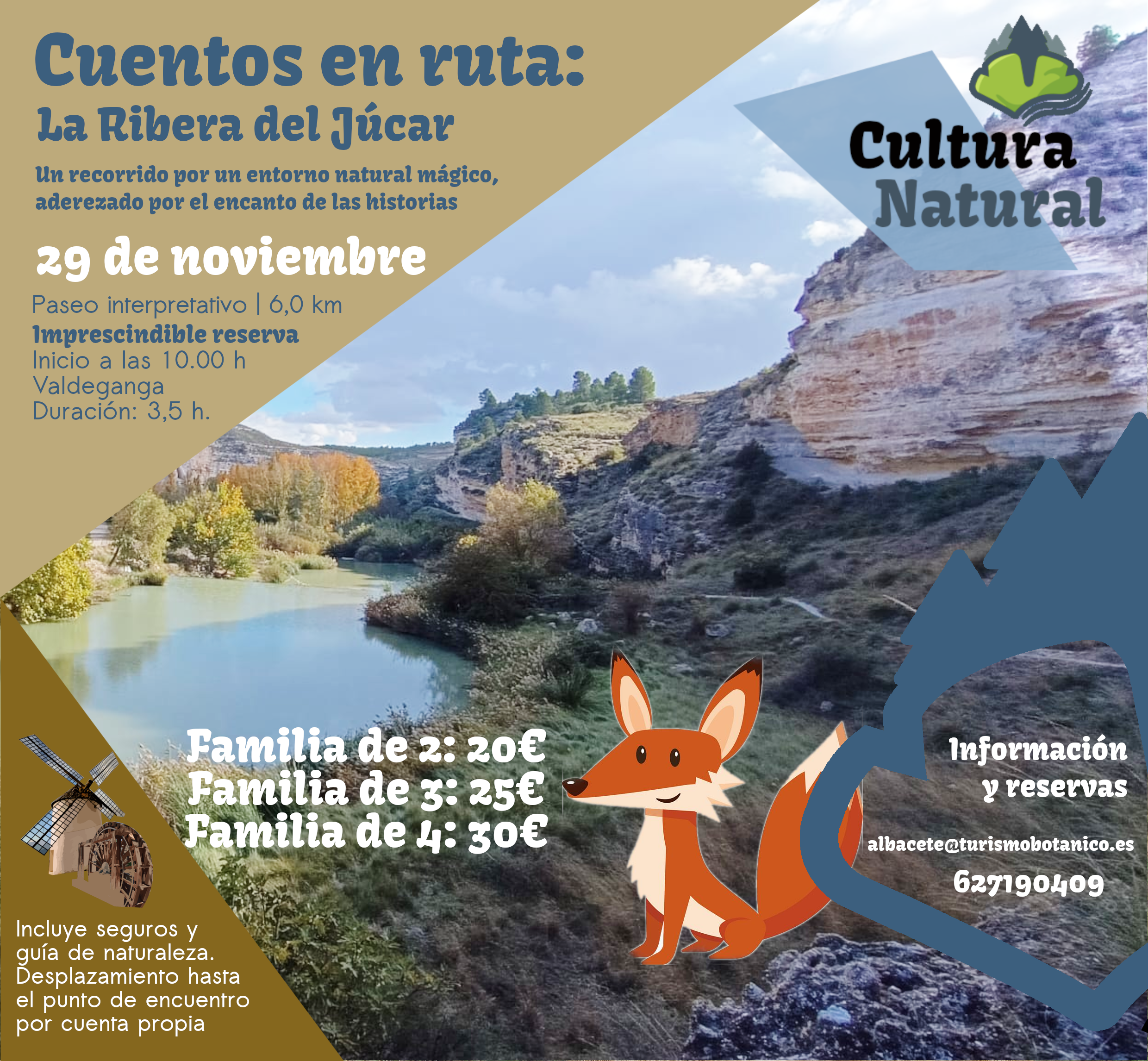 ALBACETE: Cuentos en ruta | Ribera del Júcar | 29 de noviembre 2025